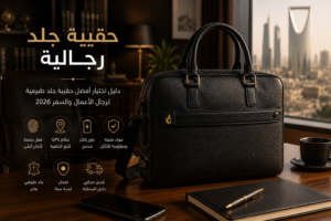 أفضل حقيبة جلد رجالية في السعودية (دليل الشراء الكامل 2026)